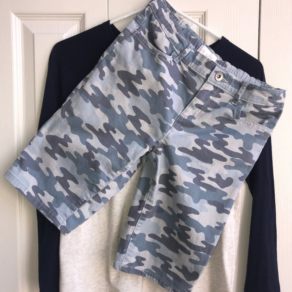 Children's Place Camo Bermuda Shorts Size 12